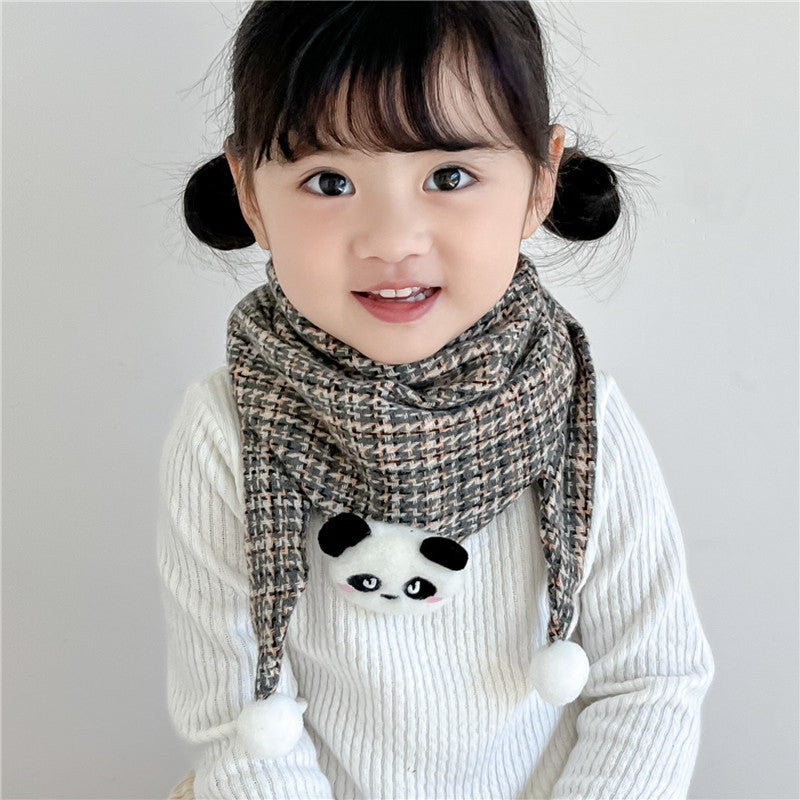 Children's Towel Color Polka Dot Pattern Double Scarfs