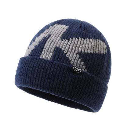 Women's & Men's Warm Wool Hat Winter Simple Solid Hats & Caps