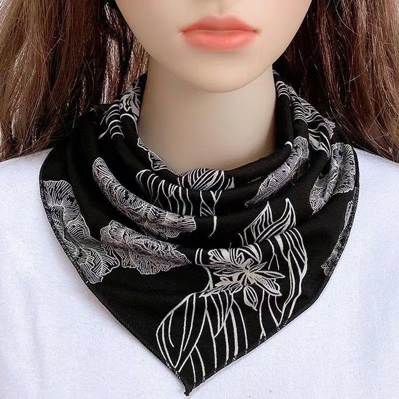 Female Winter Cervical Support Bandana Warm Fake Scarfs