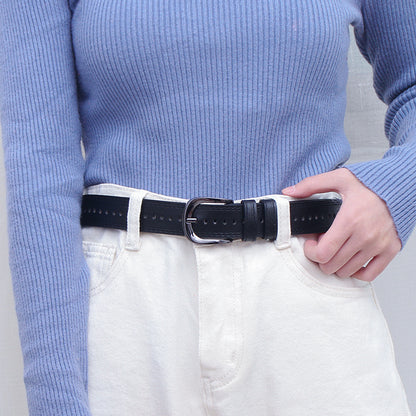 Women's Summer Versatile Retro Pin Buckle Jeans Strap Belts