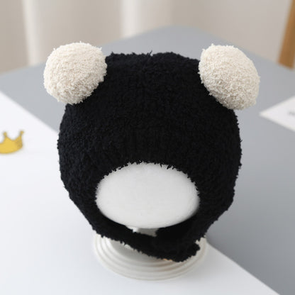 Hat Winter Cute Born Infant Wool Kids' Headwear