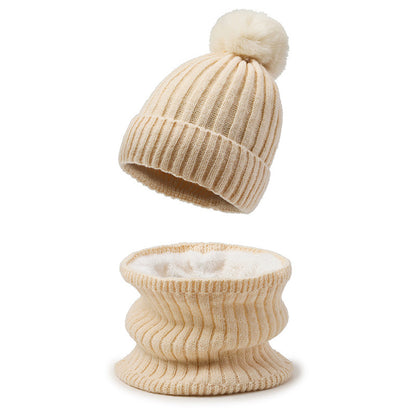 Pure Color Warm Keeping Woolen Winter Solid Hats & Caps