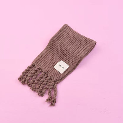 Women's Winter Korean High-grade Knitted Wool Twist Scarfs