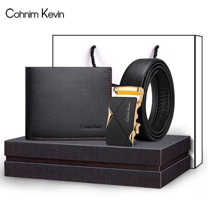 Men's Leather Suit Gift Wallet Valentine's Day Belts