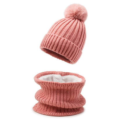 Pure Color Warm Keeping Woolen Winter Solid Hats & Caps