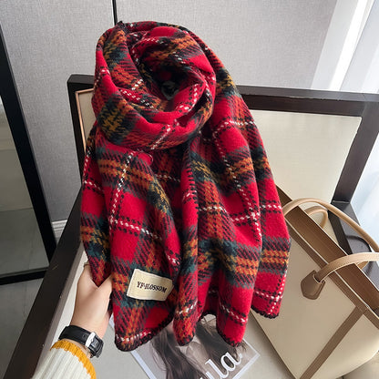 Versatile Korean Style Literary Couple Commuter Scarfs