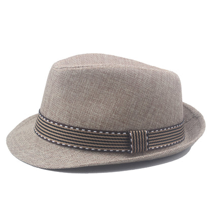 Children's Hat Linen British Style Boys Outdoor Kids' Headwear