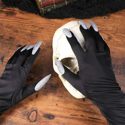 Halloween Long Nail Ghost Performance Show Gloves