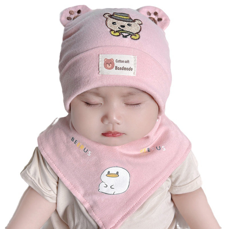 Hat Boy Sleeve Beanie Years Old Kids' Headwear