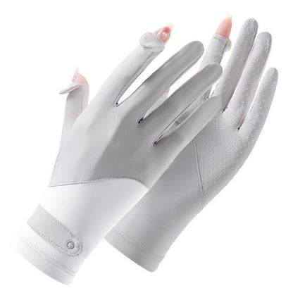 Women's Sports Driving Biking Breathable Thin Ice Gloves