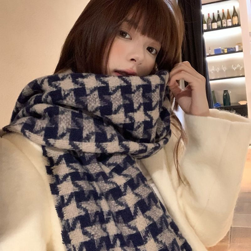 Women's Classic Plaid Casual Warm British Shawl Scarfs