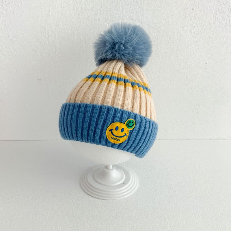 Hat Winter Cute Woolen Earflaps Boys Kids' Headwear