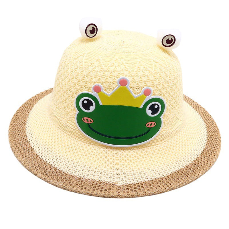 Children's Straw Summer Fisherman Boy Sun Protection The Kids' Headwear