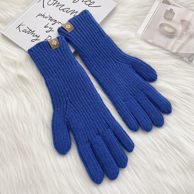 Color Procurement Service Of Korean Labeling Finger Exposed Gloves