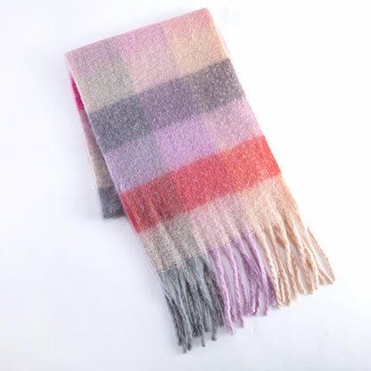 Cashmere Plush Pure Color Warm Keeping Scarfs