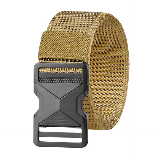 Men's Tactical Outdoor Training Thickened Woven Canvas Belts