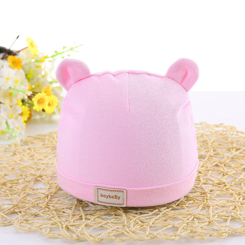 Hat Cotton Double Layer Thin Born Kids' Headwear