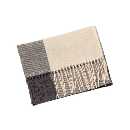 Women's Cashmere Warm Fashion Shawl Winter High Scarfs