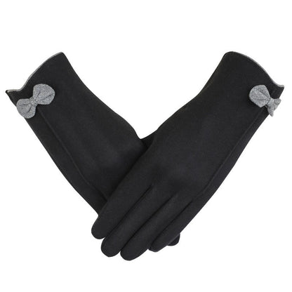 Women's & Men's Fashion Outdoor Riding Fleece-lined Thickened Cold Gloves