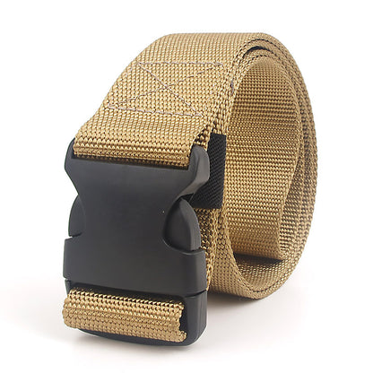 Women's & Men's Multifunctional Nylon Outdoor Tactical Military Training Plastic Belts