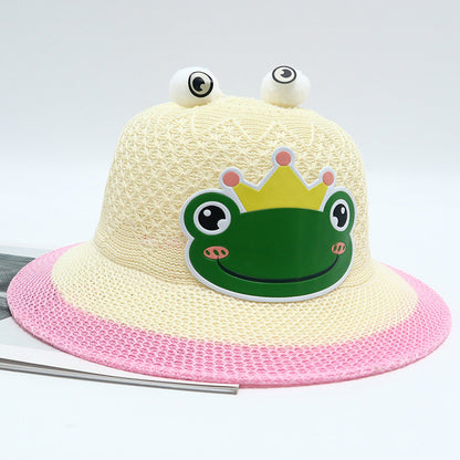 Children's Straw Summer Fisherman Boy Sun Protection The Kids' Headwear