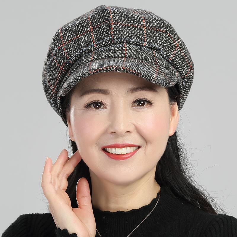 Women's Octagonal Fashion Autumn British Hat Spring Hats & Caps