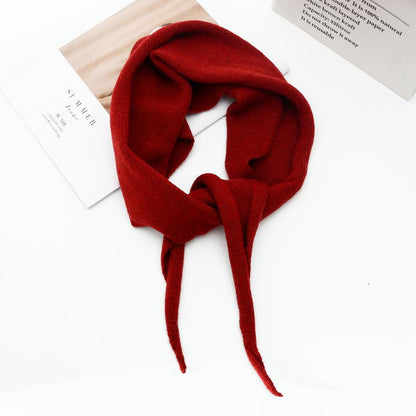 Women's Pure Color Warm Keeping Outerwear Decorative Scarfs