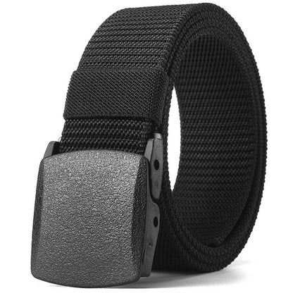 Women's & Men's Military Training Nylon Pant Breathable Plastic Belts