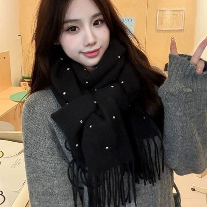 Female Winter High-grade Mohair Artificial Cashmere Scarfs