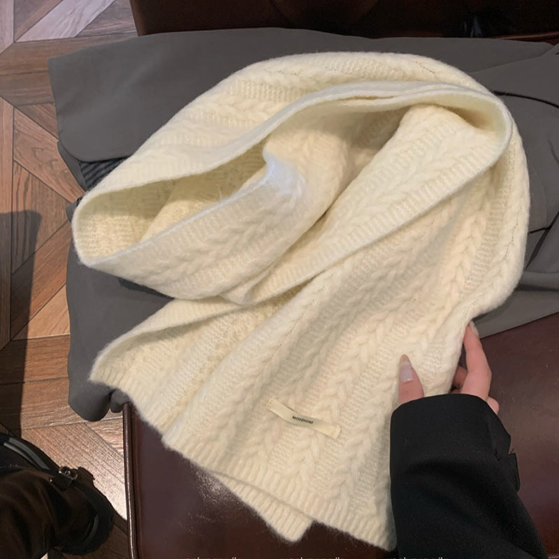 Women's & Men's Knitted Korean Style Versatile Couple Neutral Scarfs