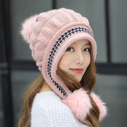 Hat Cute Fashion Princess Fleece-lined Warm Hats & Caps