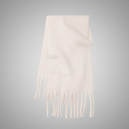 Solid Color Mohair Heavy Idle Style Scarfs