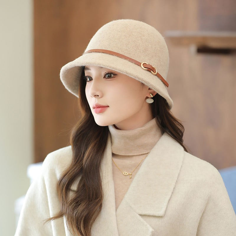 Women's Retro Korean Type Hat Lamb Wool Hats & Caps