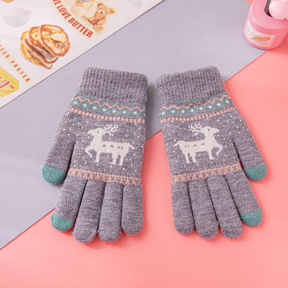 Women's & Men's Winter Thickened Touch Screen Thermal Fleece-lined Gloves