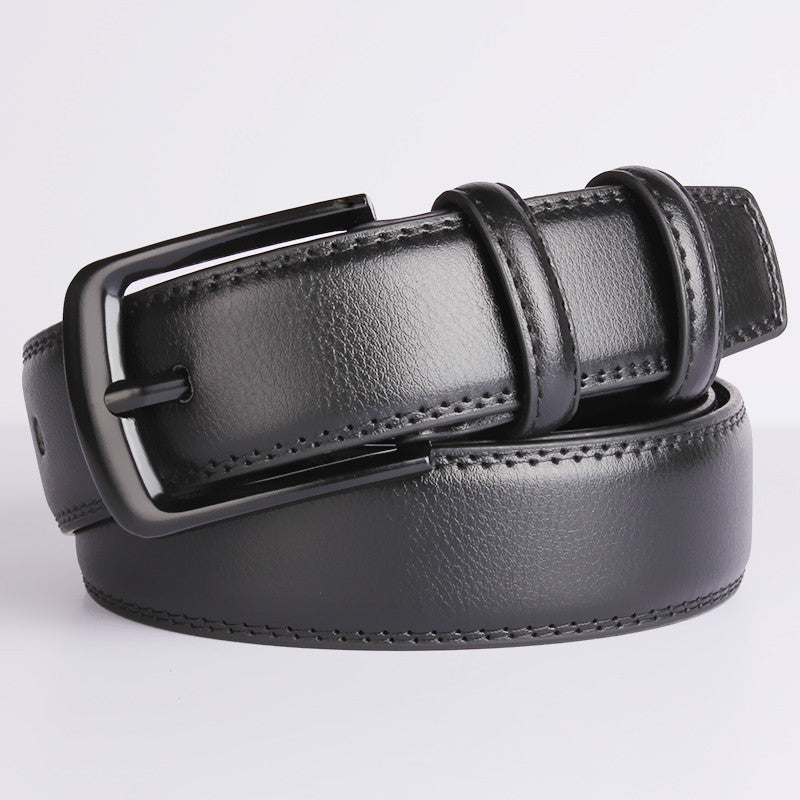 Men's Leather Pin Buckle Cowhide Casual Belts