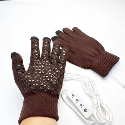 Women's & Men's Double Side Heating Palm Glue Point Gloves