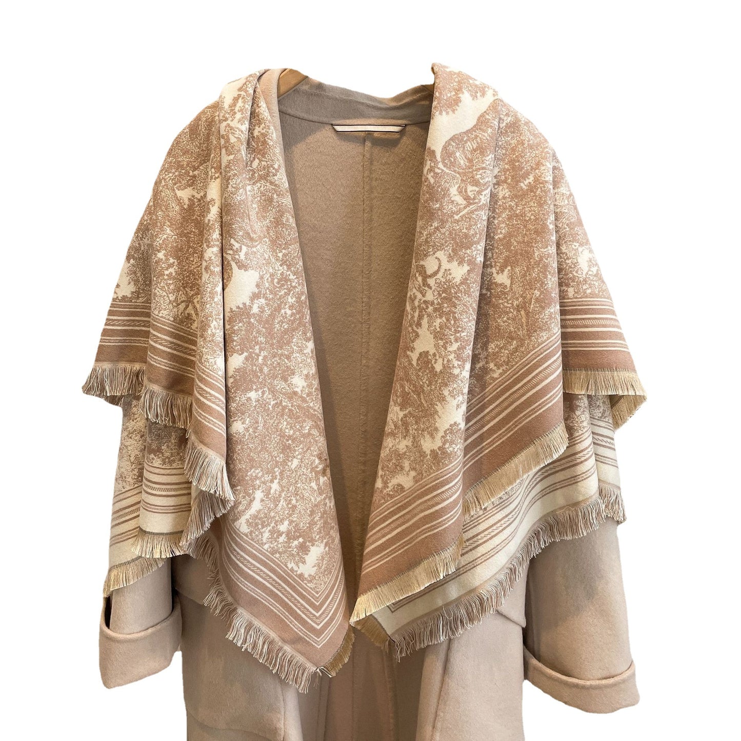 Women's Thickened Square Air Conditioning Shawl Tassel Scarfs