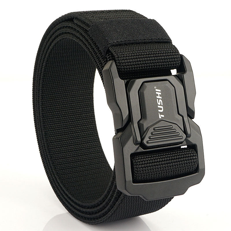 Men's Alloy Release Buckle Training Nylon Waistband Belts