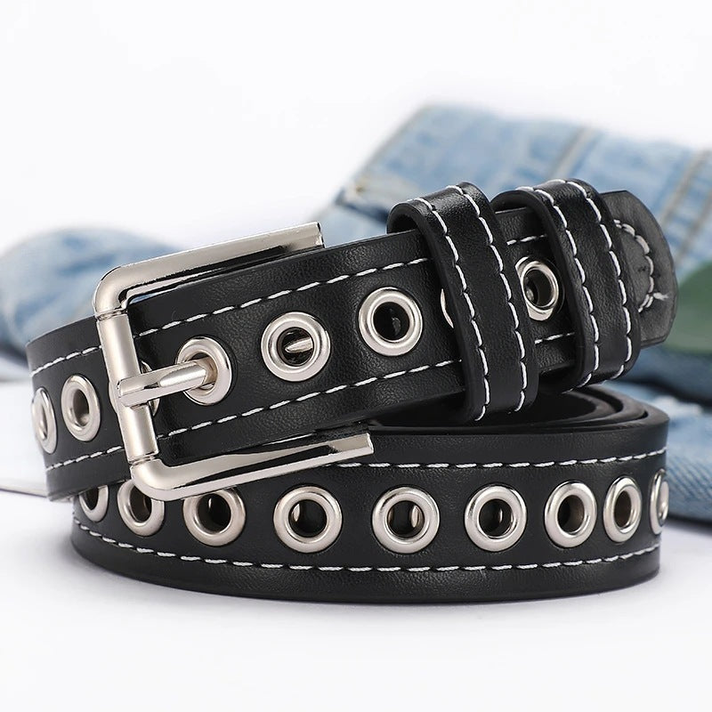 Men's Punk Air Eye Full Corns Fashion Belts