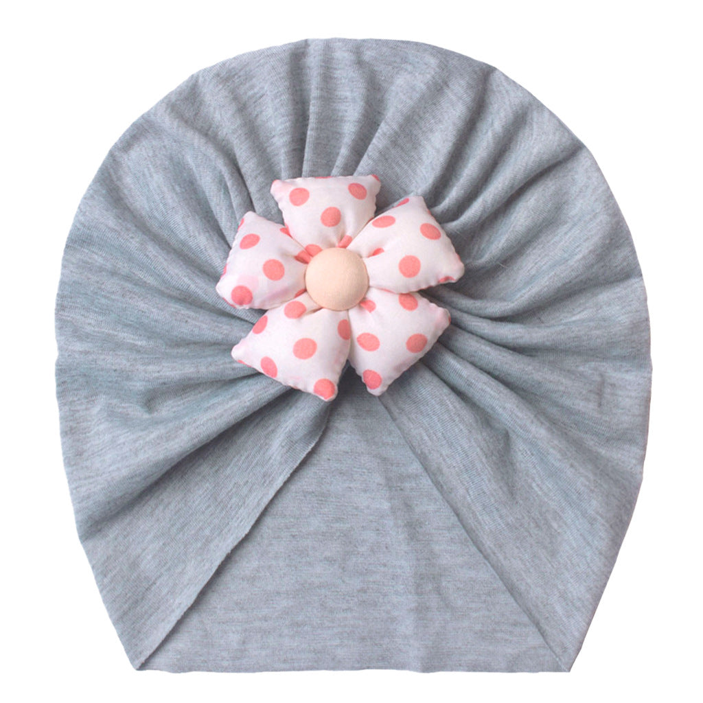 Children's Door Hat Summer Cute Polka Dot Kids' Headwear