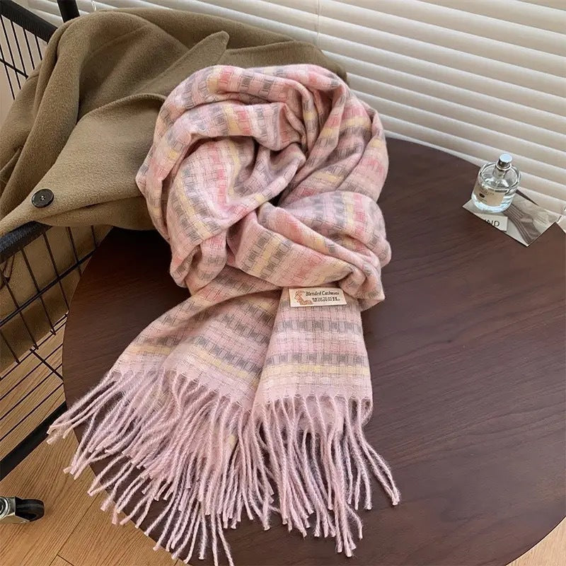 Women's Winter Korean Style Versatile High-grade Thickened Scarfs