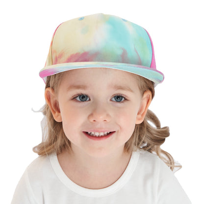 Hat Hip Hop Boys Solid Color Baseball Outdoor Flat Kids' Headwear