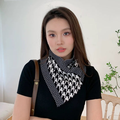 Women's Knitted Neck Protection Bandana Lazy Warm Scarfs