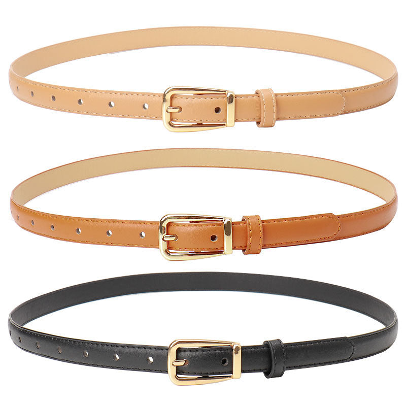 Women's Pin Buckle Fashion Jeans Decorative Band Belts