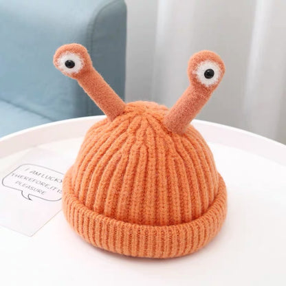 Children's Funny Hat Woolen Cute Cartoon Luminous Tentacles Warm Kids' Headwear