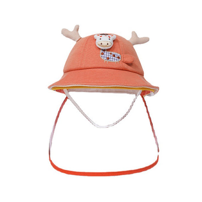 Children's Hat Protective Mask Bucket Male Female Kids' Headwear