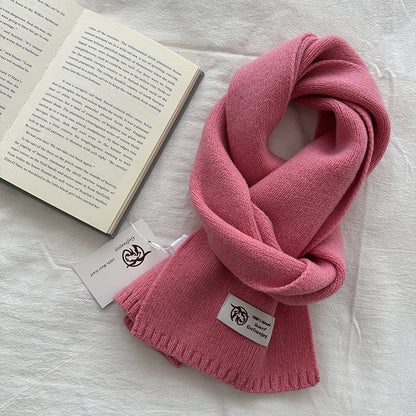 Women's & Men's Australian Pure Cotton Wool Color Winter Scarfs