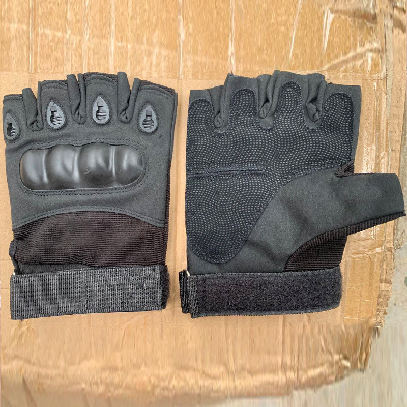 Tactical Black Eagle Half Finger Outdoor Cycling Fishing Gloves