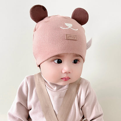 Women's & Men's Bear Son Leather Tag Born Fetal Kids' Headwear