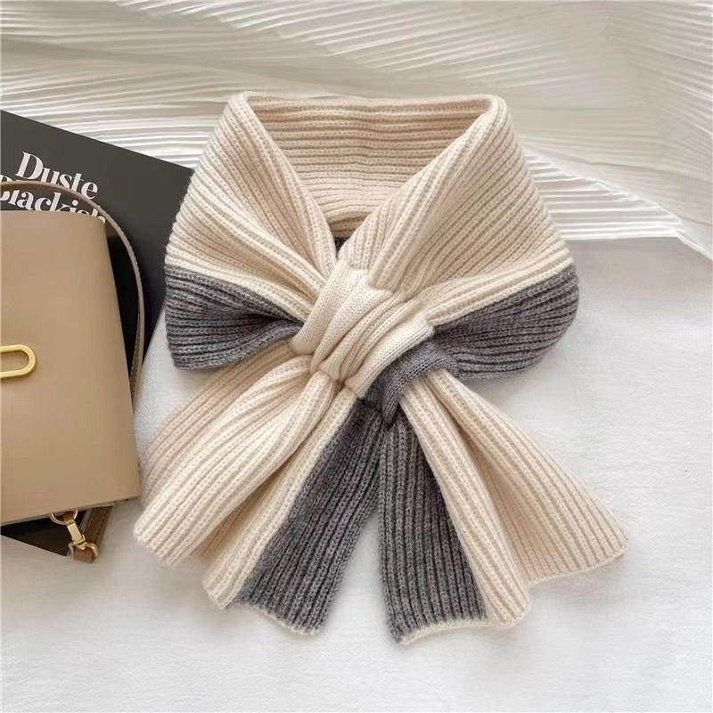 Women's Fashion Korean Wool Woven Thickened Shawl Scarfs